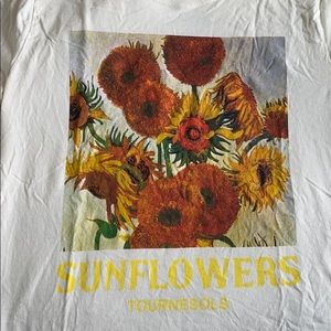 Sunflower Art Graphic T-Shirt